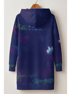 Blue Orchid Hoodie Dress