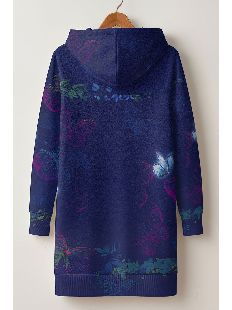 Blue Orchid hoodie dress and leggings, photo 3