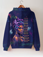 Blue Orchid Zip Hoodie