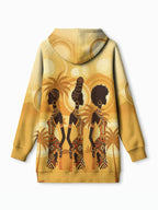 Ancestral Flame Blanket Hoodie