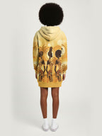 Ancestral Flame Hoodie Dress
