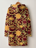Burgundy Sheba Hoodie Dress