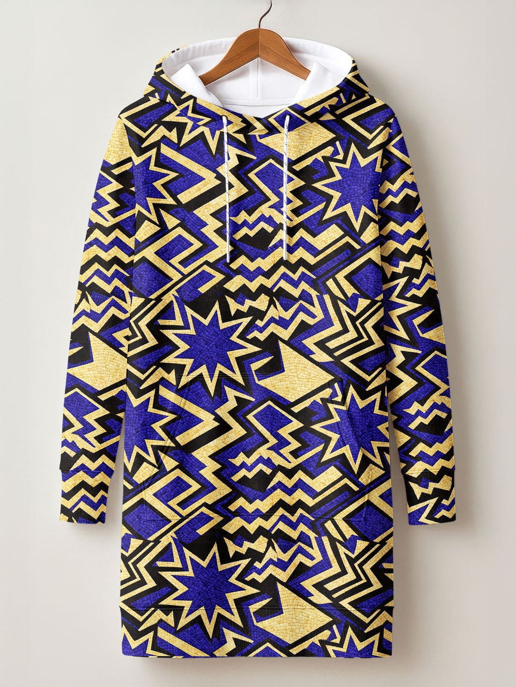 Royal Blue Sheba Hoodie Dress