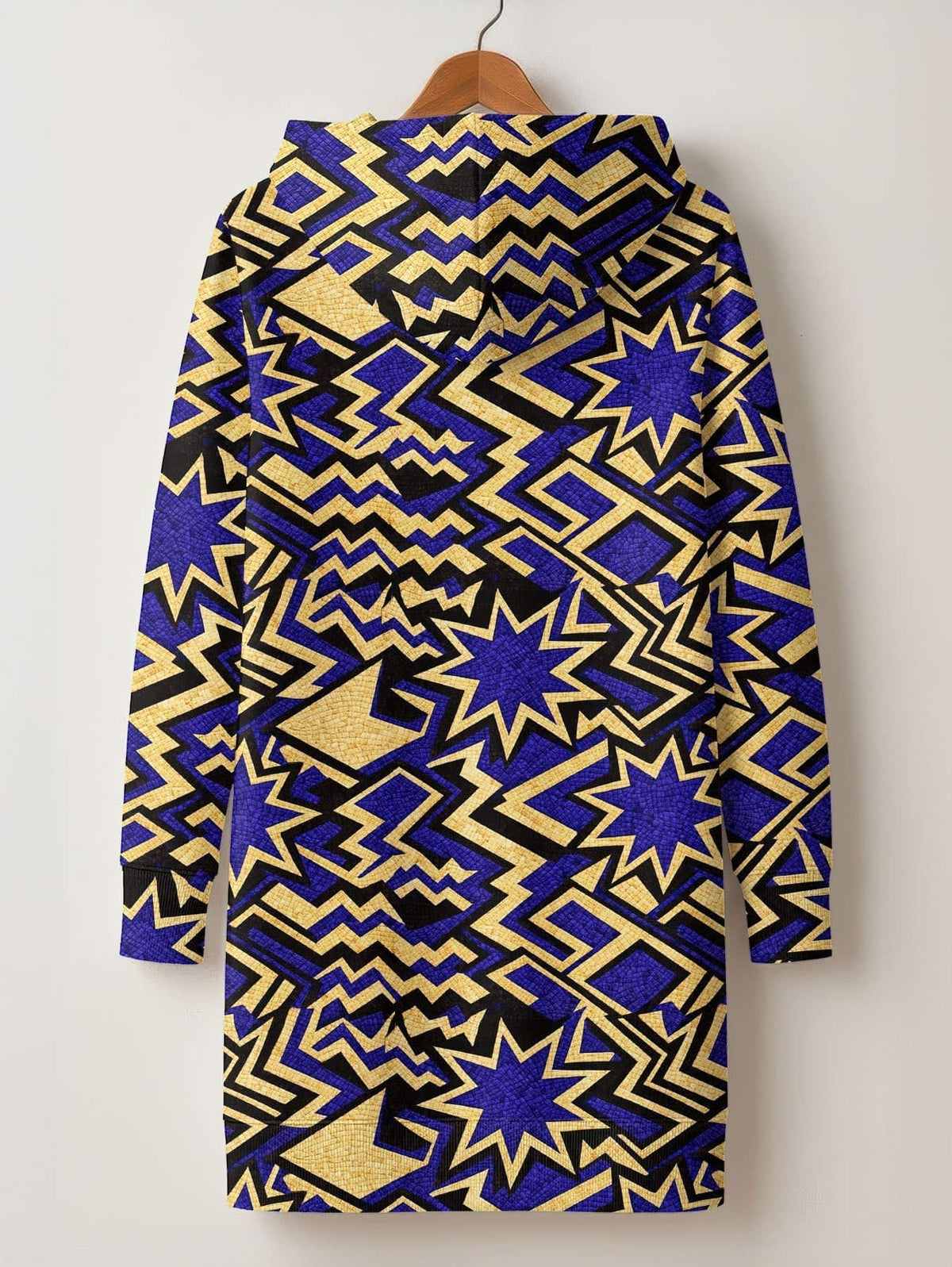 Royal Blue Sheba Hoodie Dress
