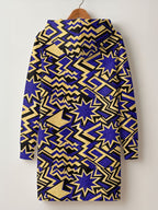 Royal Blue Sheba Hoodie Dress