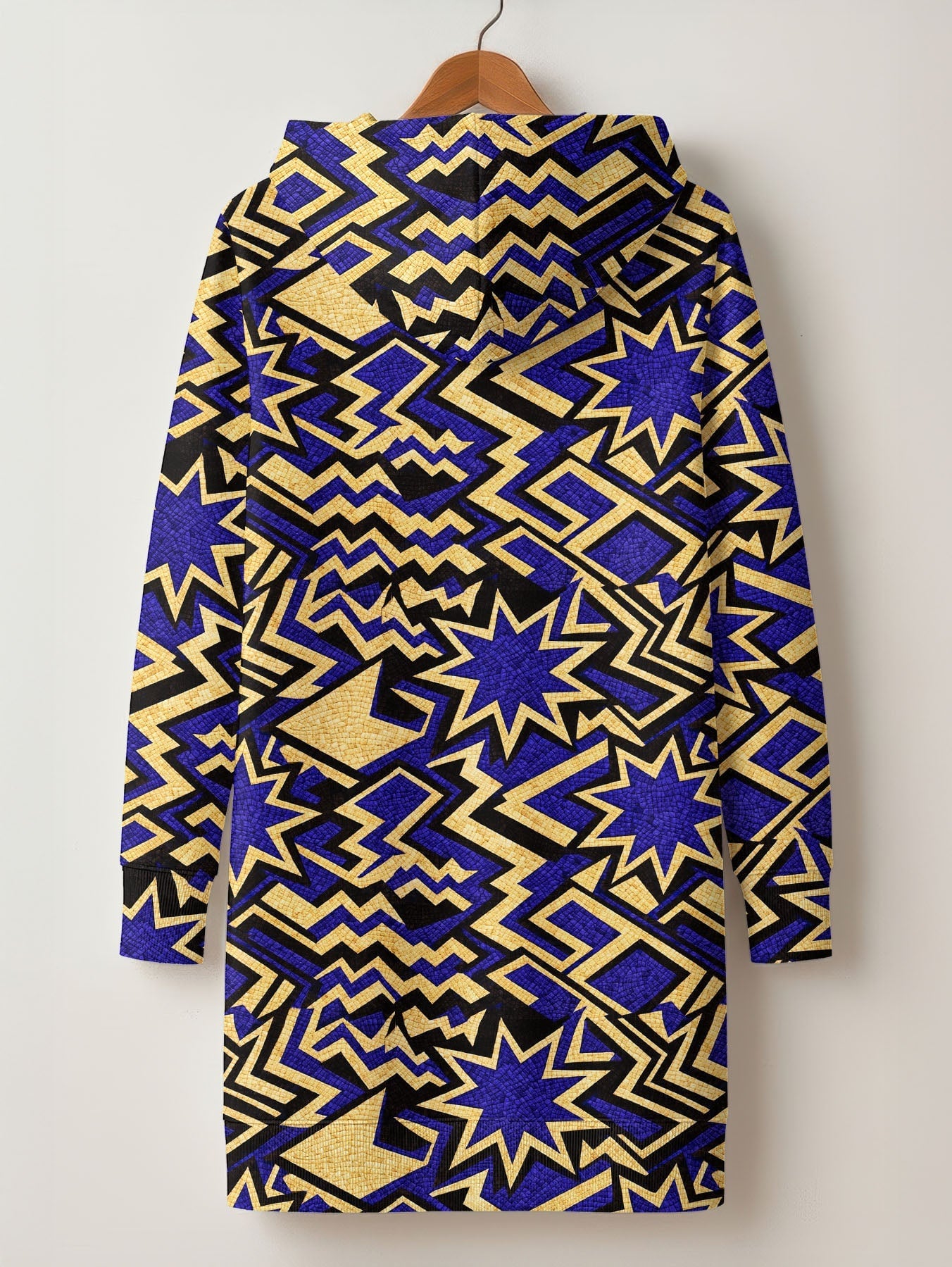Royal Blue Sheba Hoodie Dress