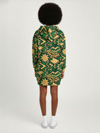 Emerald Sheba Hoodie Dress