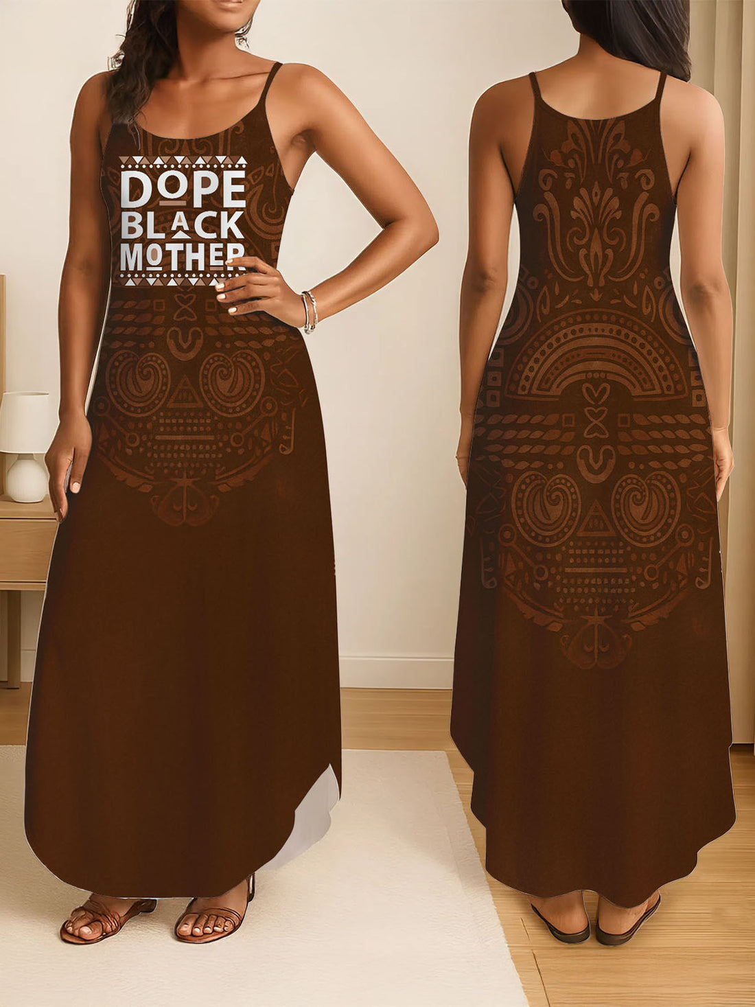 Dope Black Mom Maxi Dress