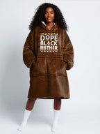 Dope Black Mom Blanket Hoodie
