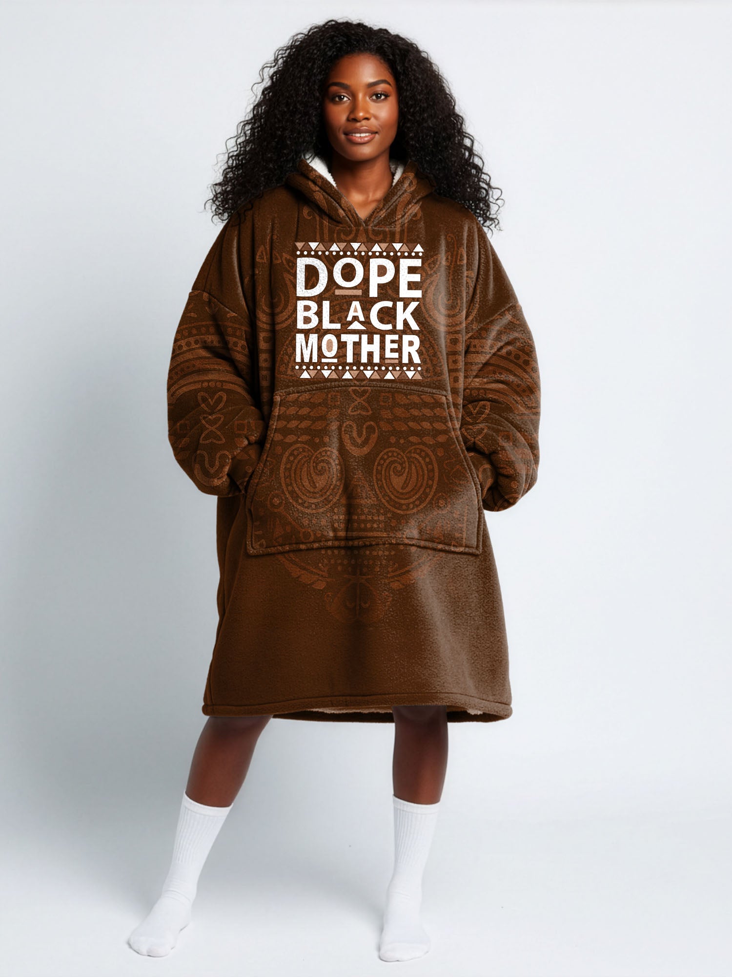 Dope Black Mom Blanket Hoodie