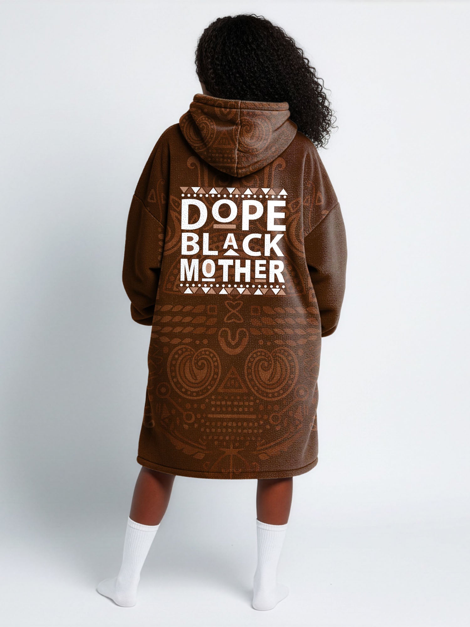 Dope Black Mom Blanket Hoodie