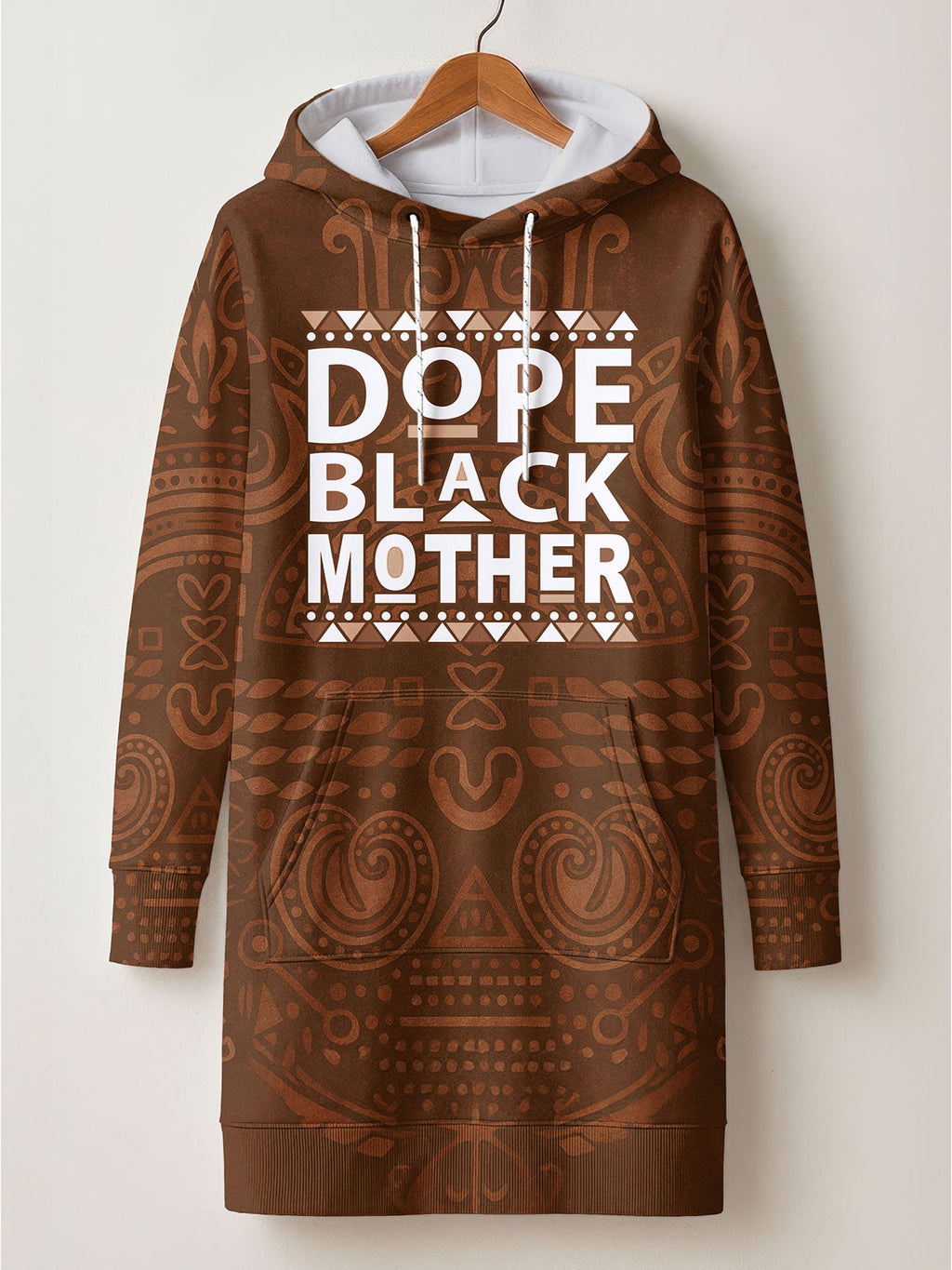 Dope Black Mom Hoodie Dress
