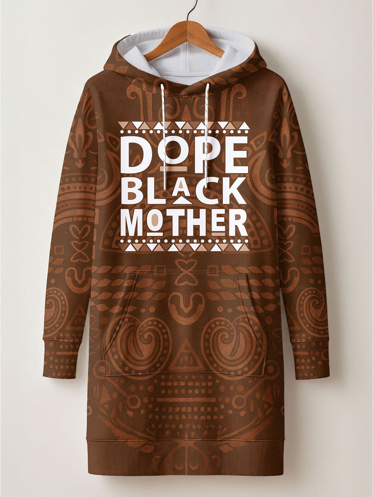 Dope Black Mom Hoodie Dress