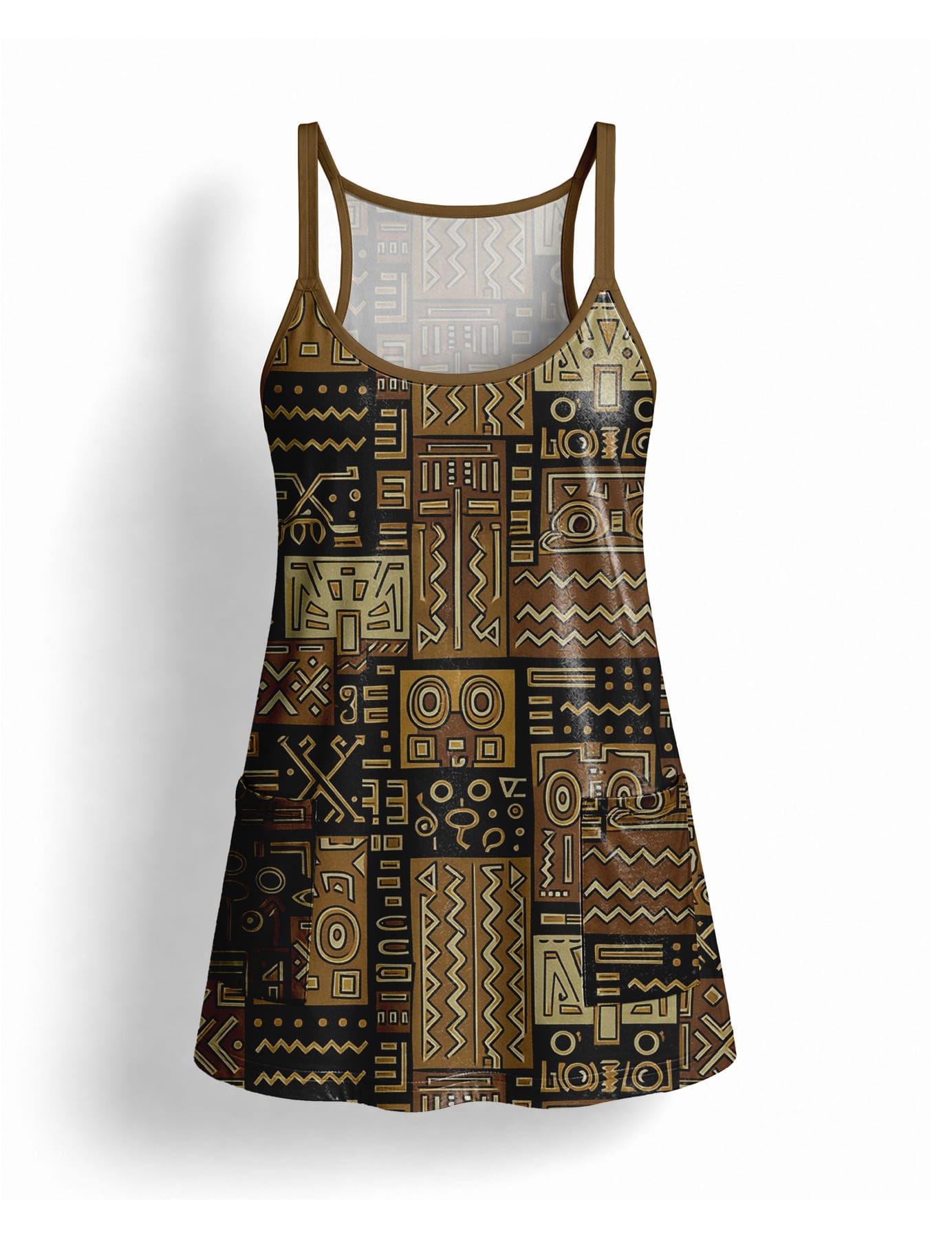 "Sankofa" Built-in Mini Dress