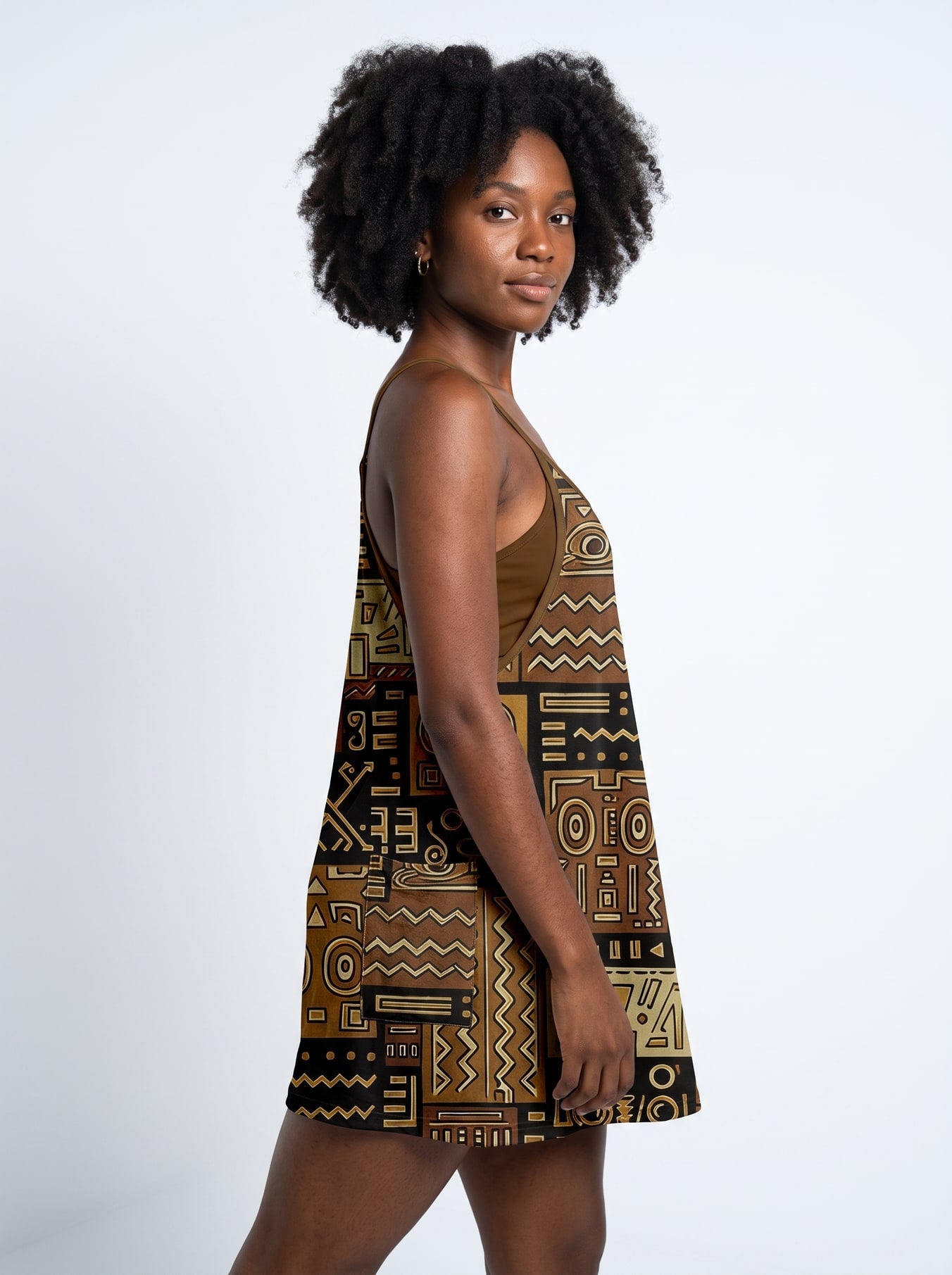 "Sankofa" Built-in Mini Dress