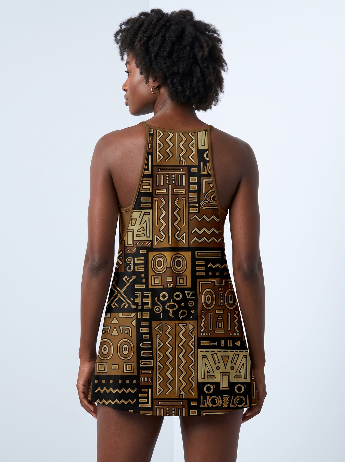 "Sankofa" Built-in Mini Dress