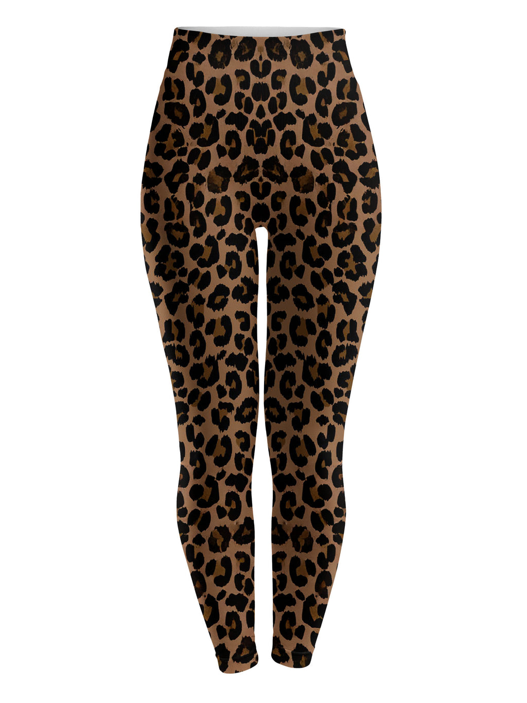 "Unstoppable" Brown Leopard Leggings