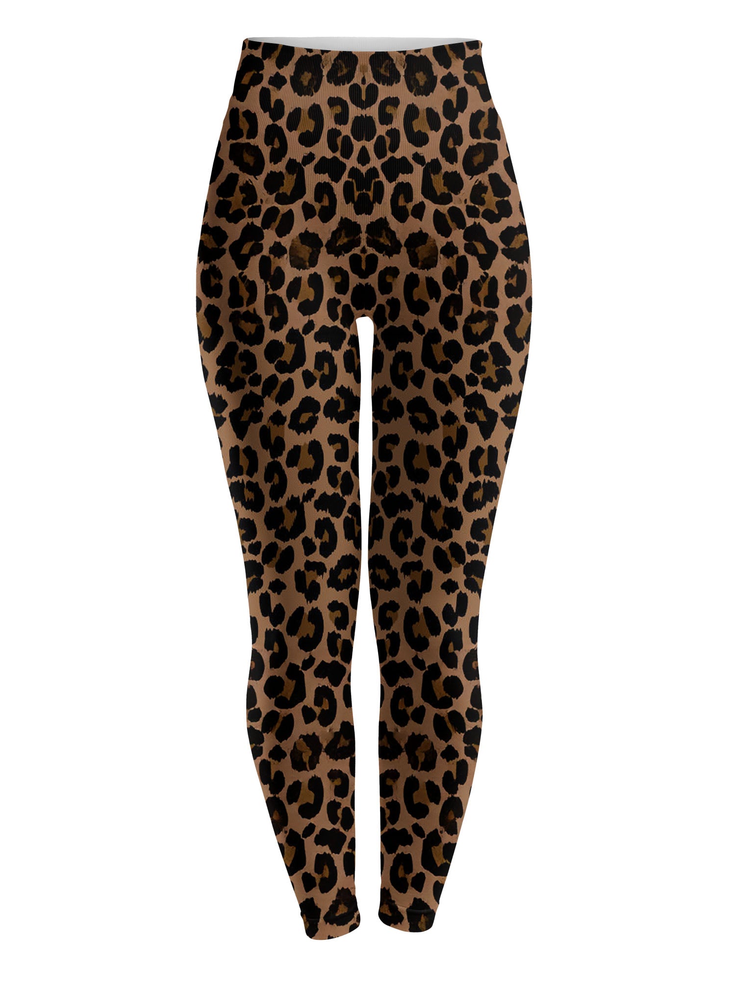 "Unstoppable" Brown Leopard Leggings