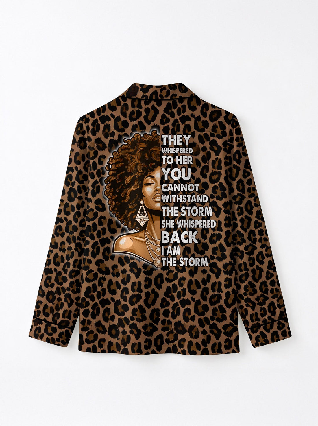 Unstoppable Brown Leopard Pajama Set