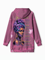 Pink Orchid Blanket Hoodie