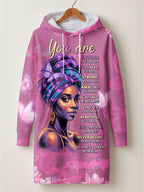 Pink Orchid Hoodie Dress