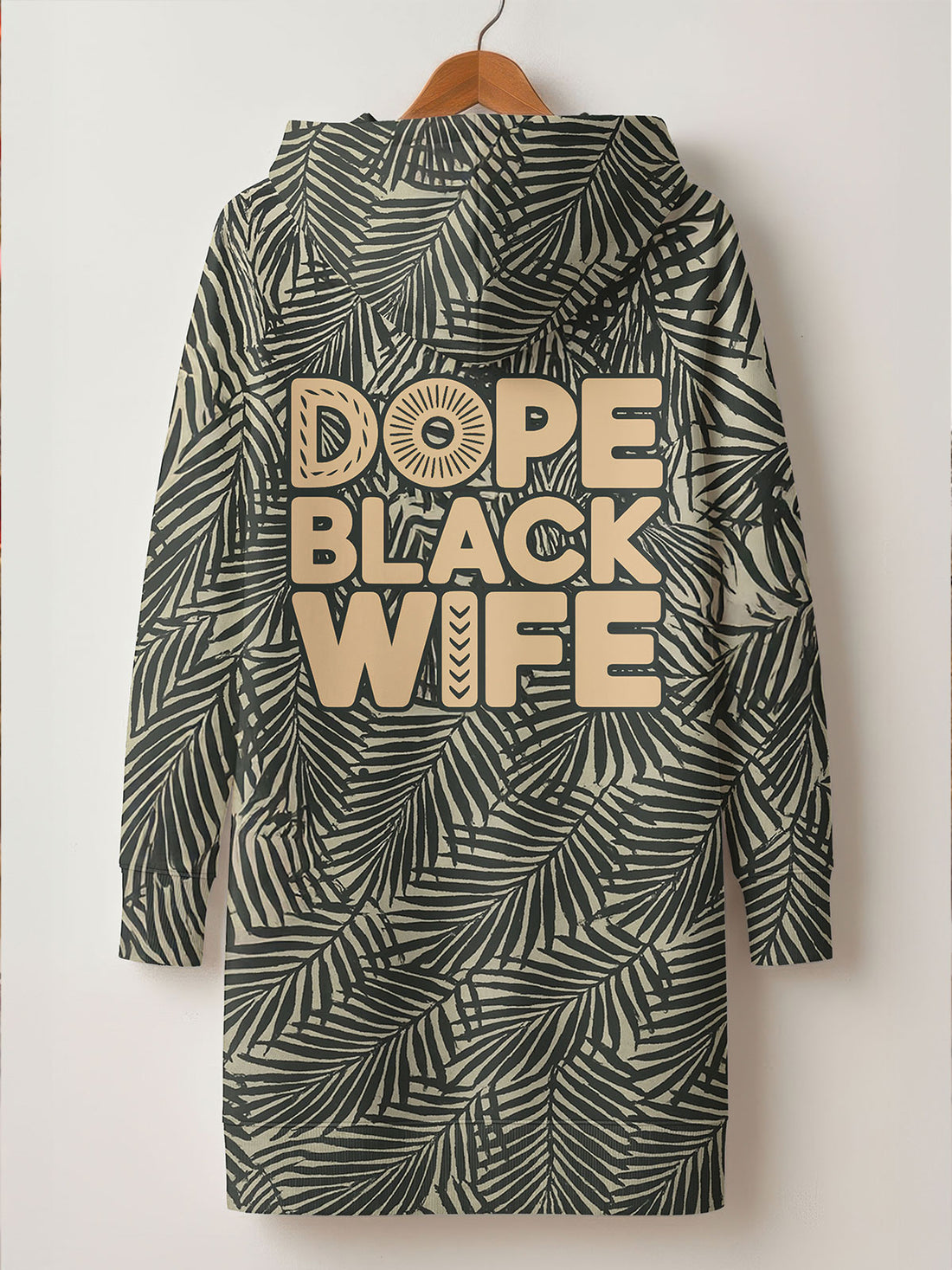 Dope Black Wife Hoodie Dress