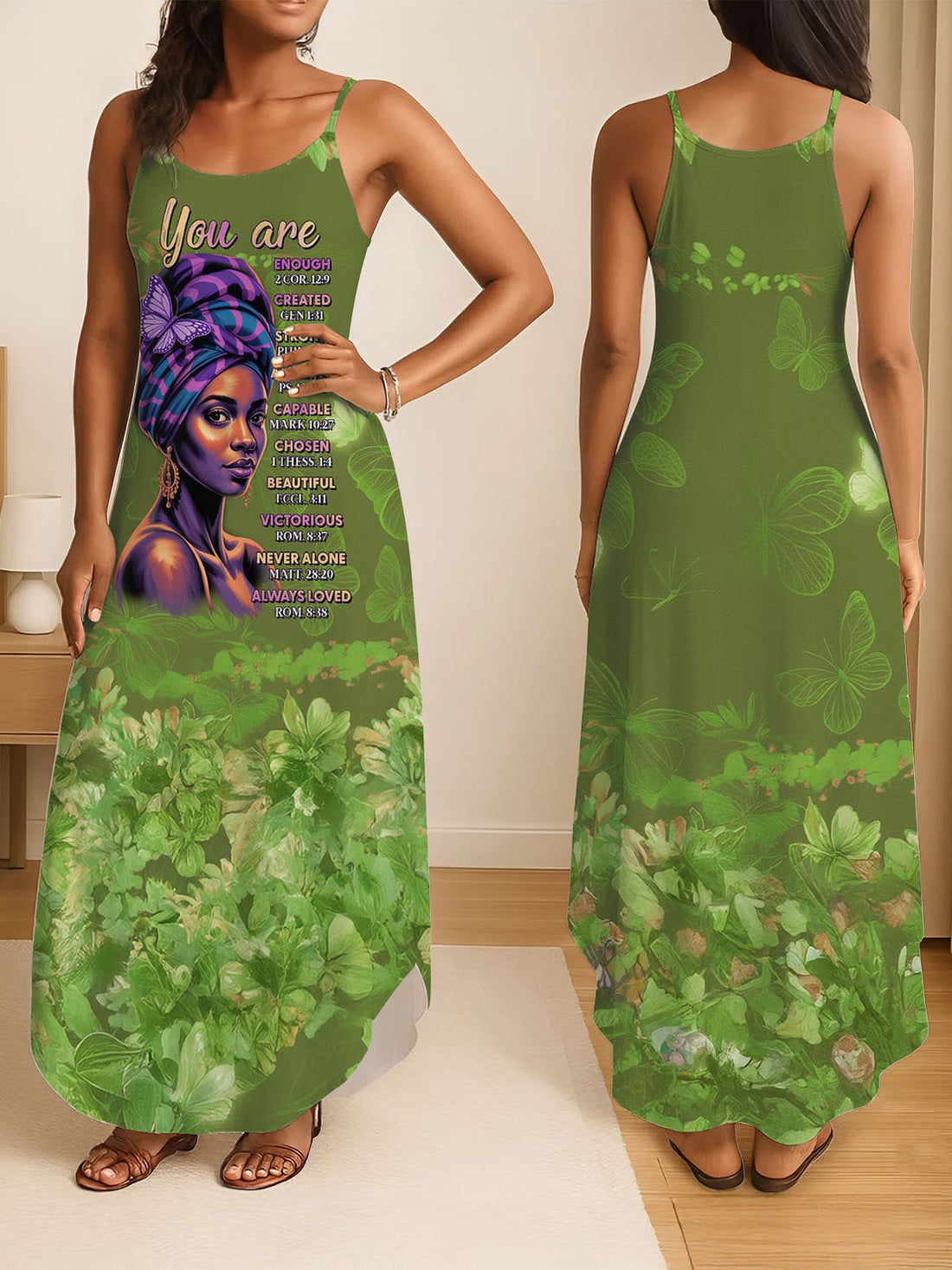 Green Orchid Maxi Dress
