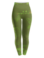 Green Orchid Leggings