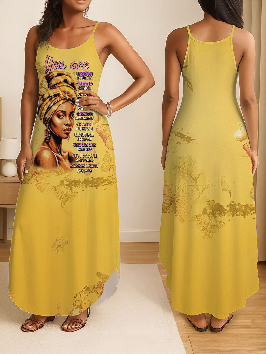 Yellow Orchid Maxi Dress