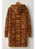 Mudcloth Hoodie Dress
