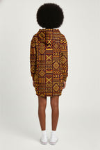 Mudcloth Hoodie Dress
