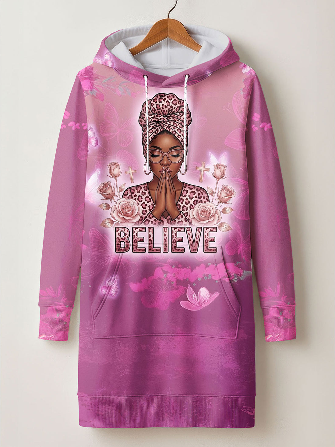 "Imani" Wild Rose Hoodie Dress & Leggings Deal