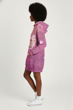 "Imani" Wild Rose Hoodie Dress
