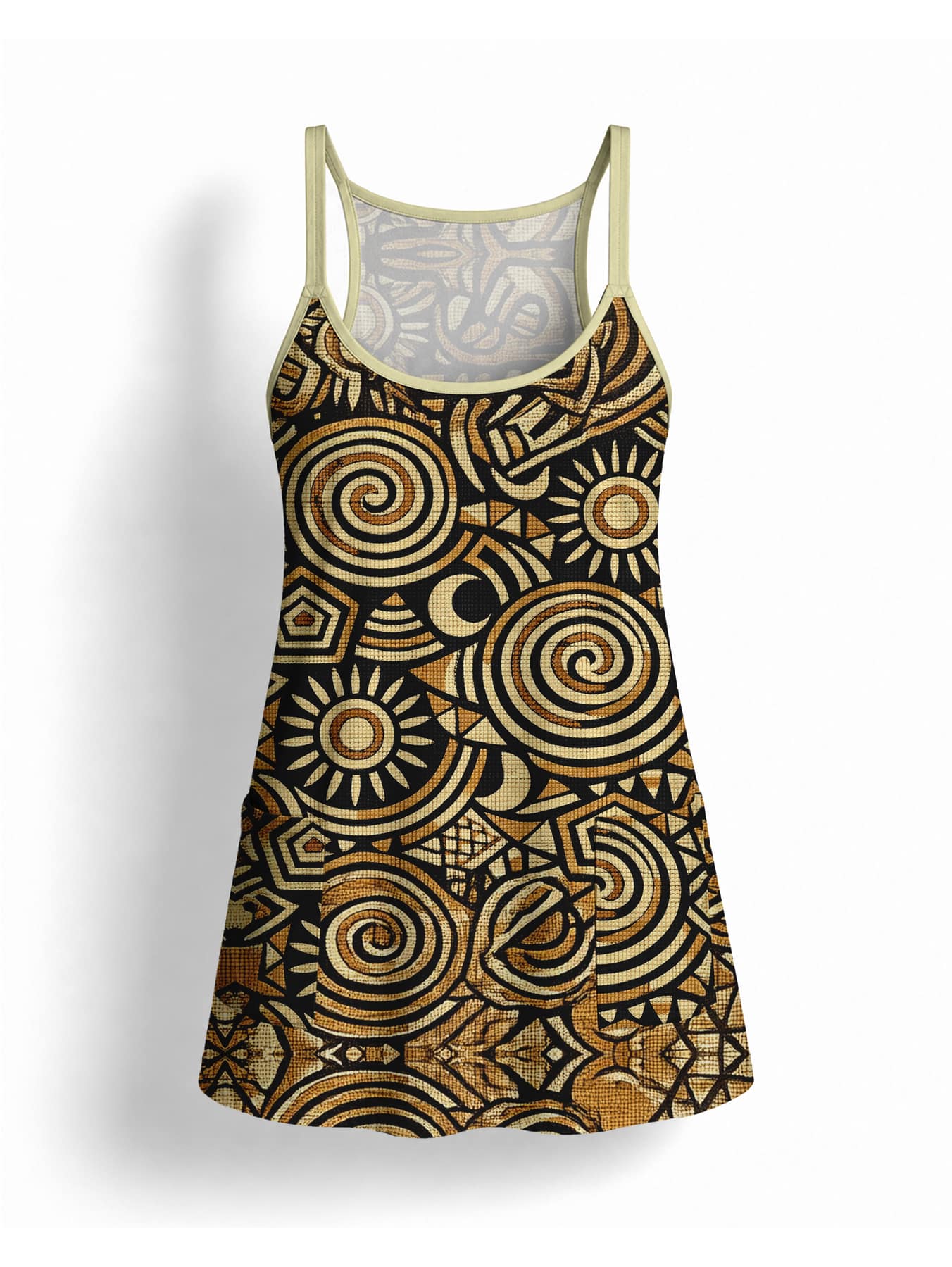 Sahara Built-in Mini Dress