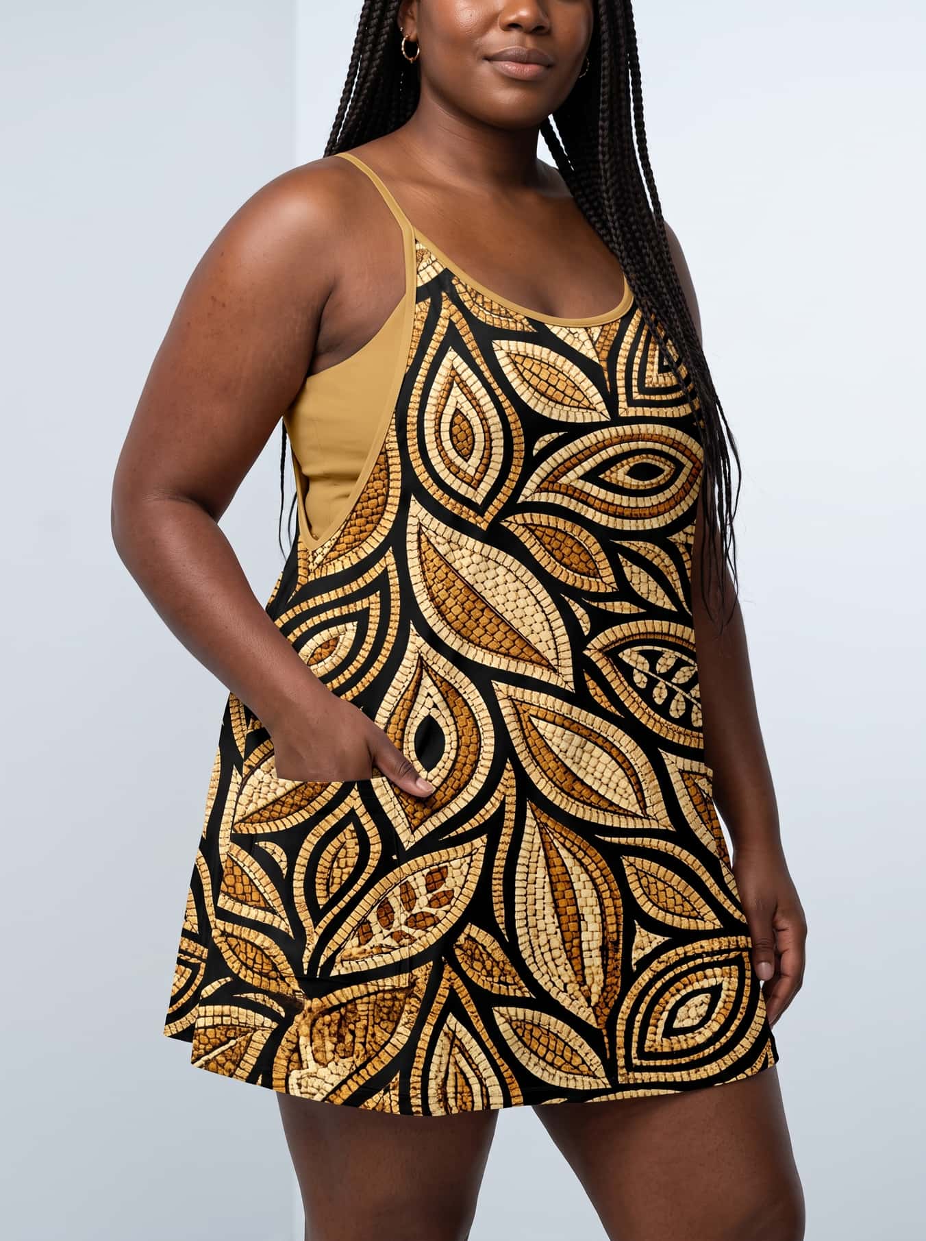 Ashanti Built-in Mini Dress