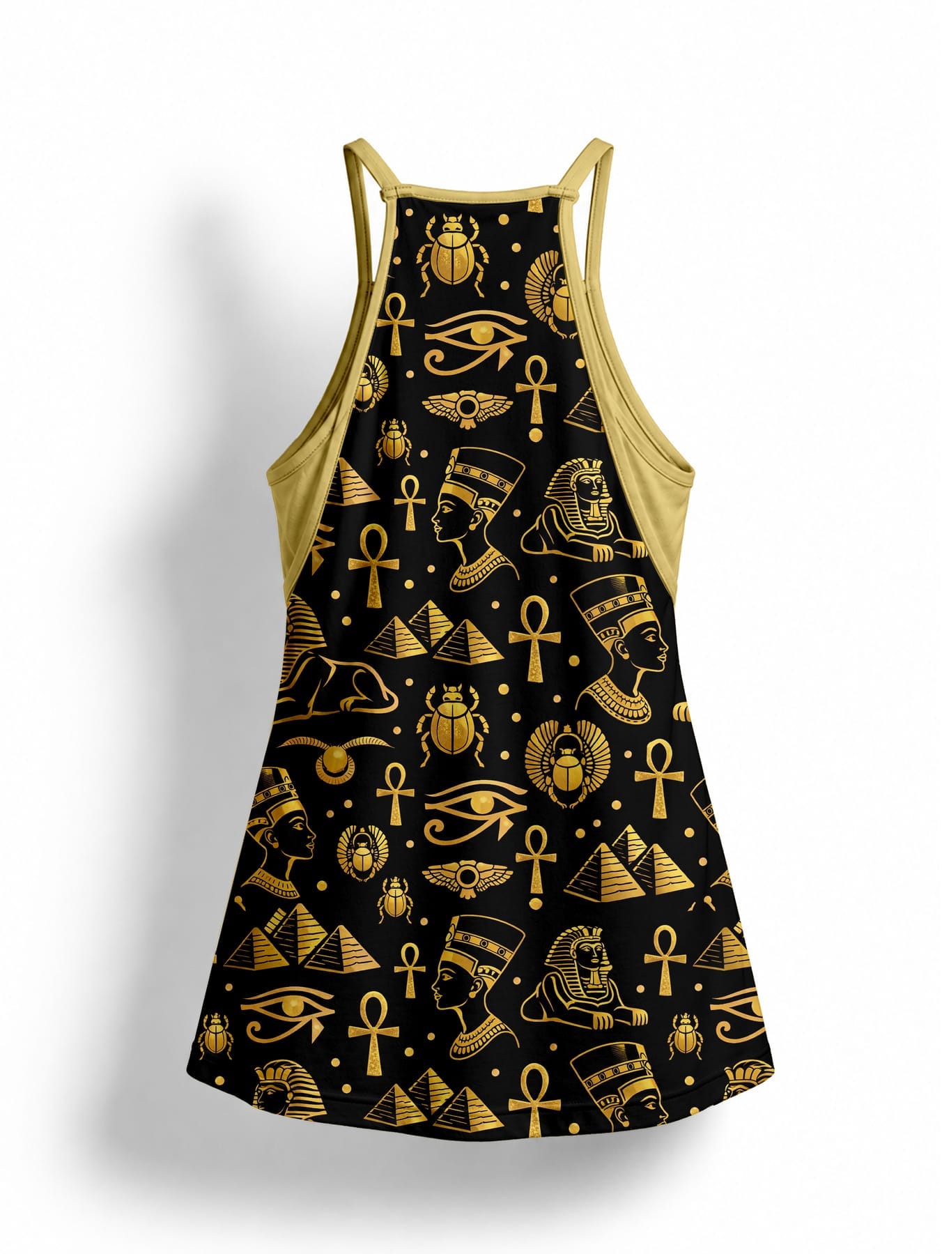 "Nefertiti" Built-in Bra Mini Dress