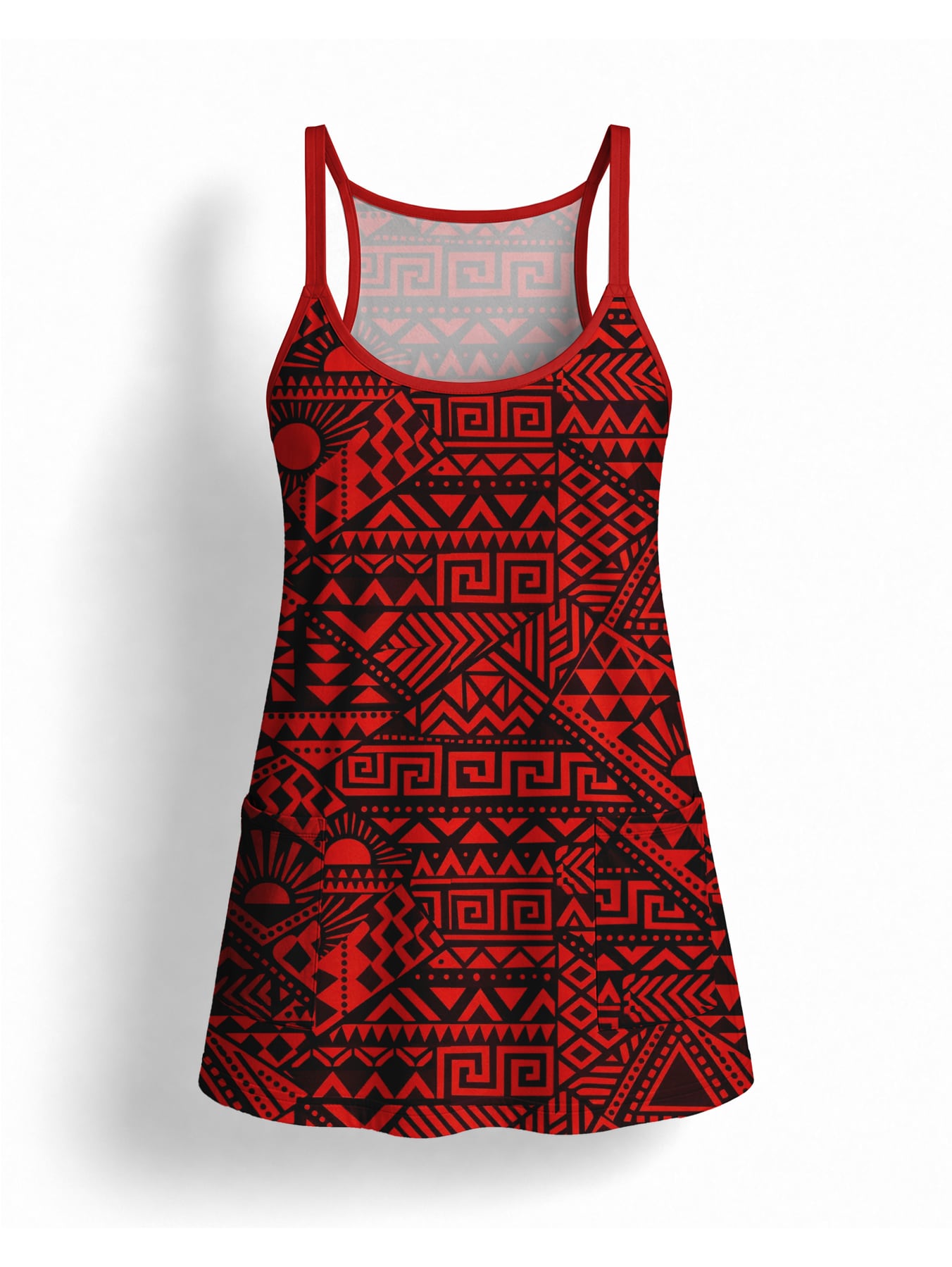"Shaka" Built-in Mini Dress