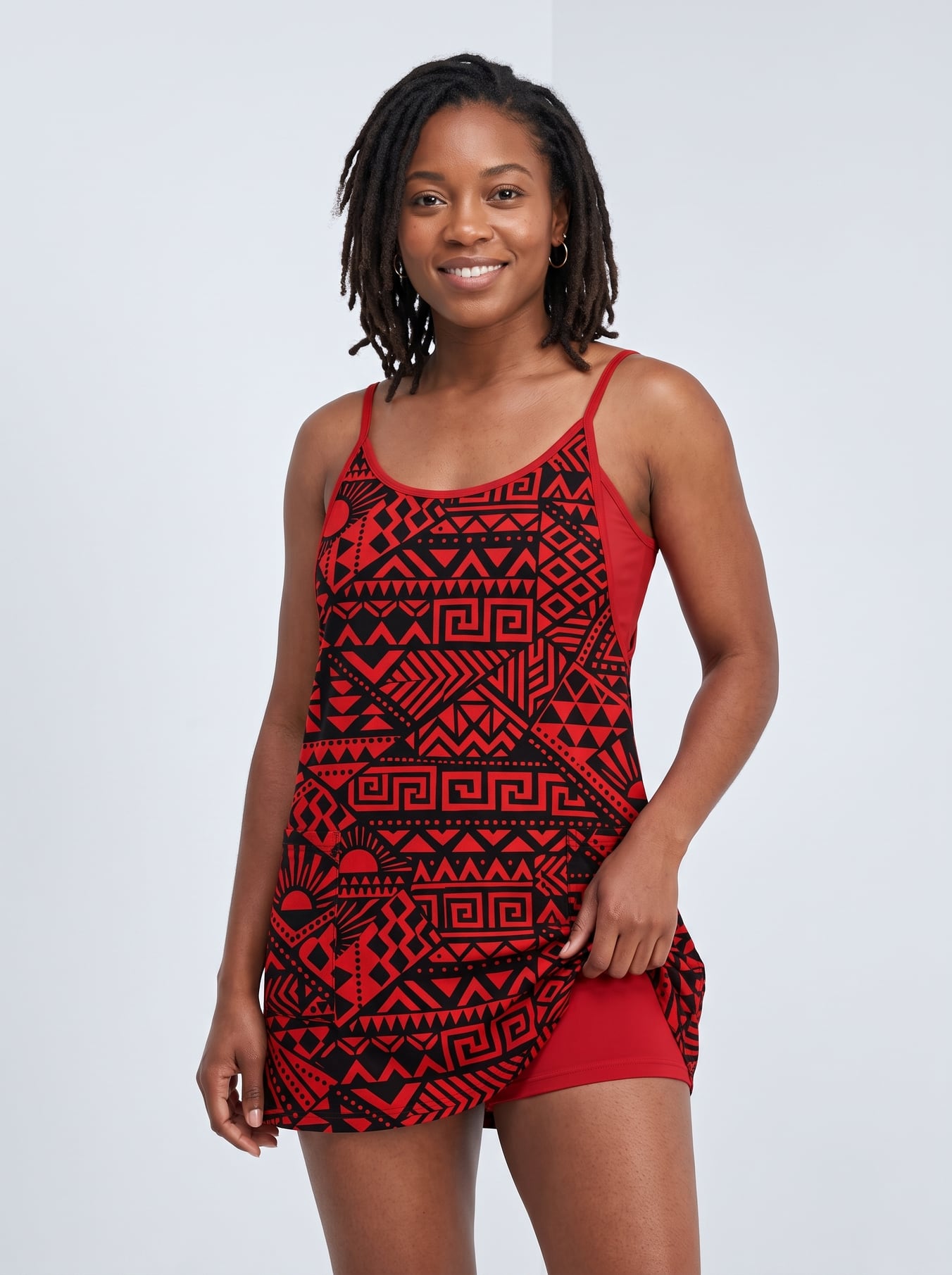 "Shaka" Built-in Mini Dress
