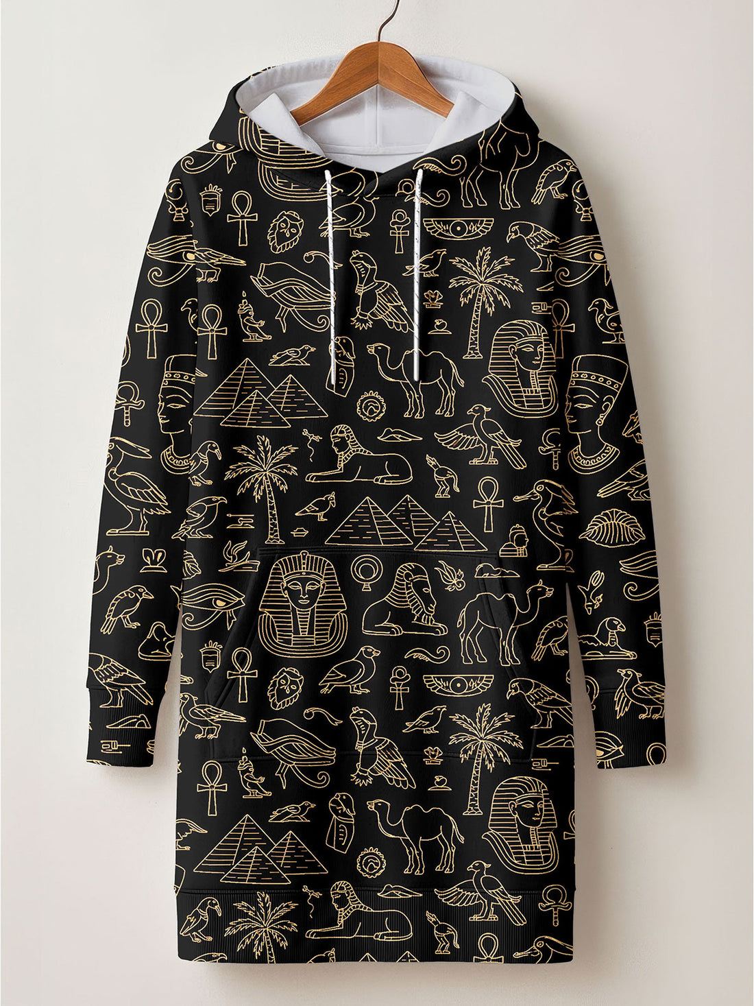 "Luxor" Black Gold Hoodie Dress & Leggings Deal