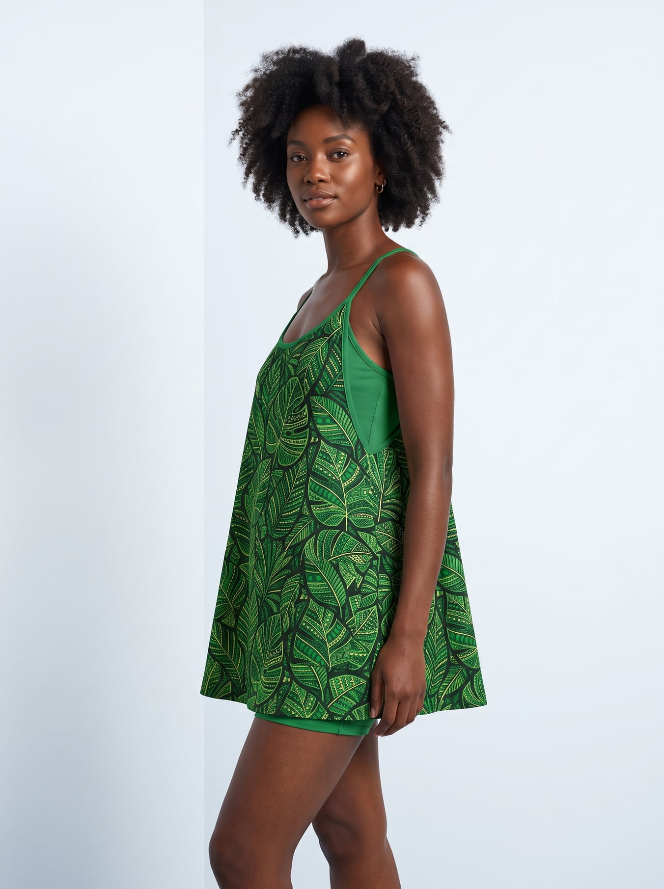 "Asili" Built-in Mini Dress