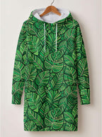 "Asili" Emerald Hoodie Dress Promo