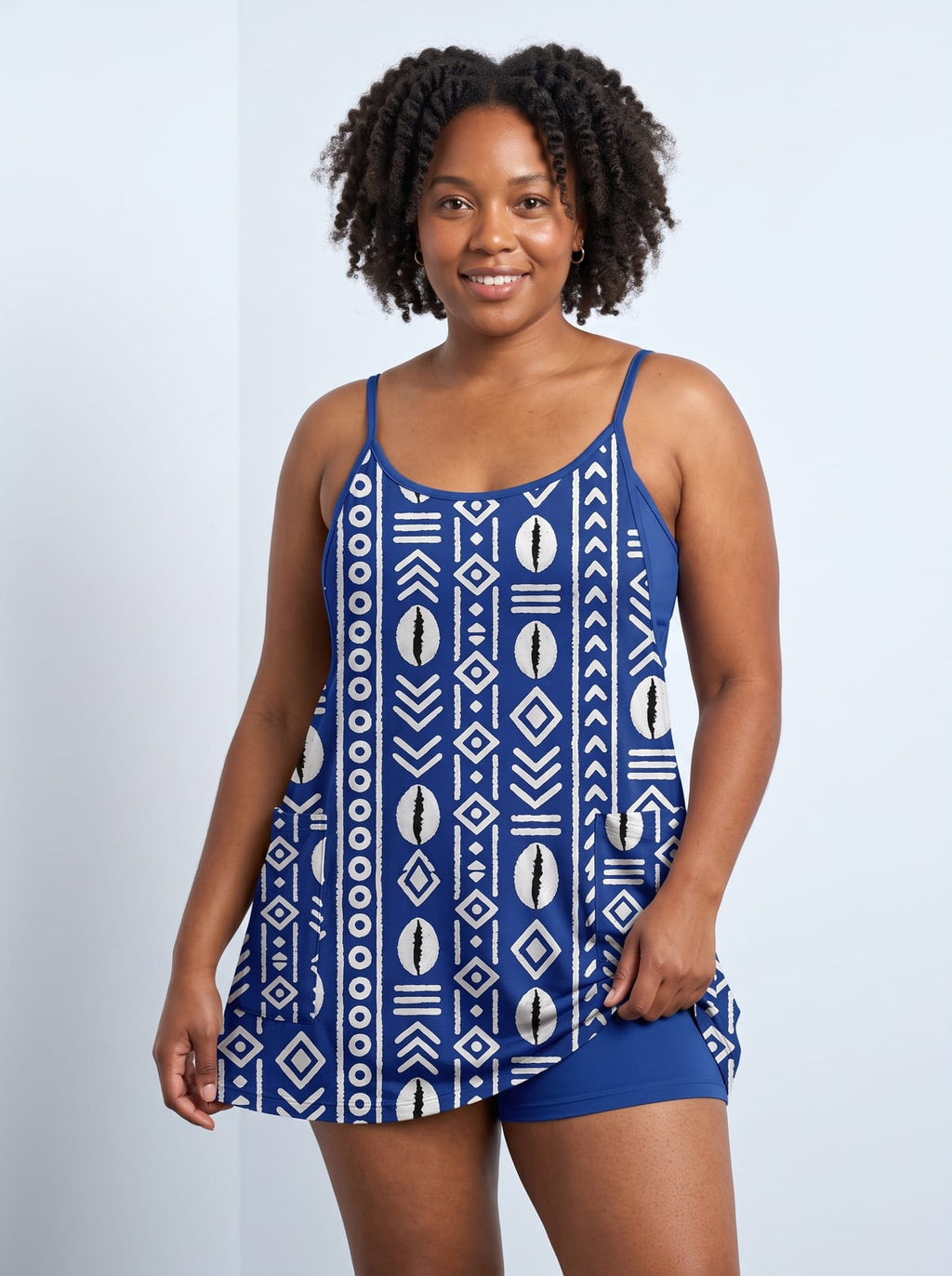 "Oshun" Built-in Bra Mini Dress