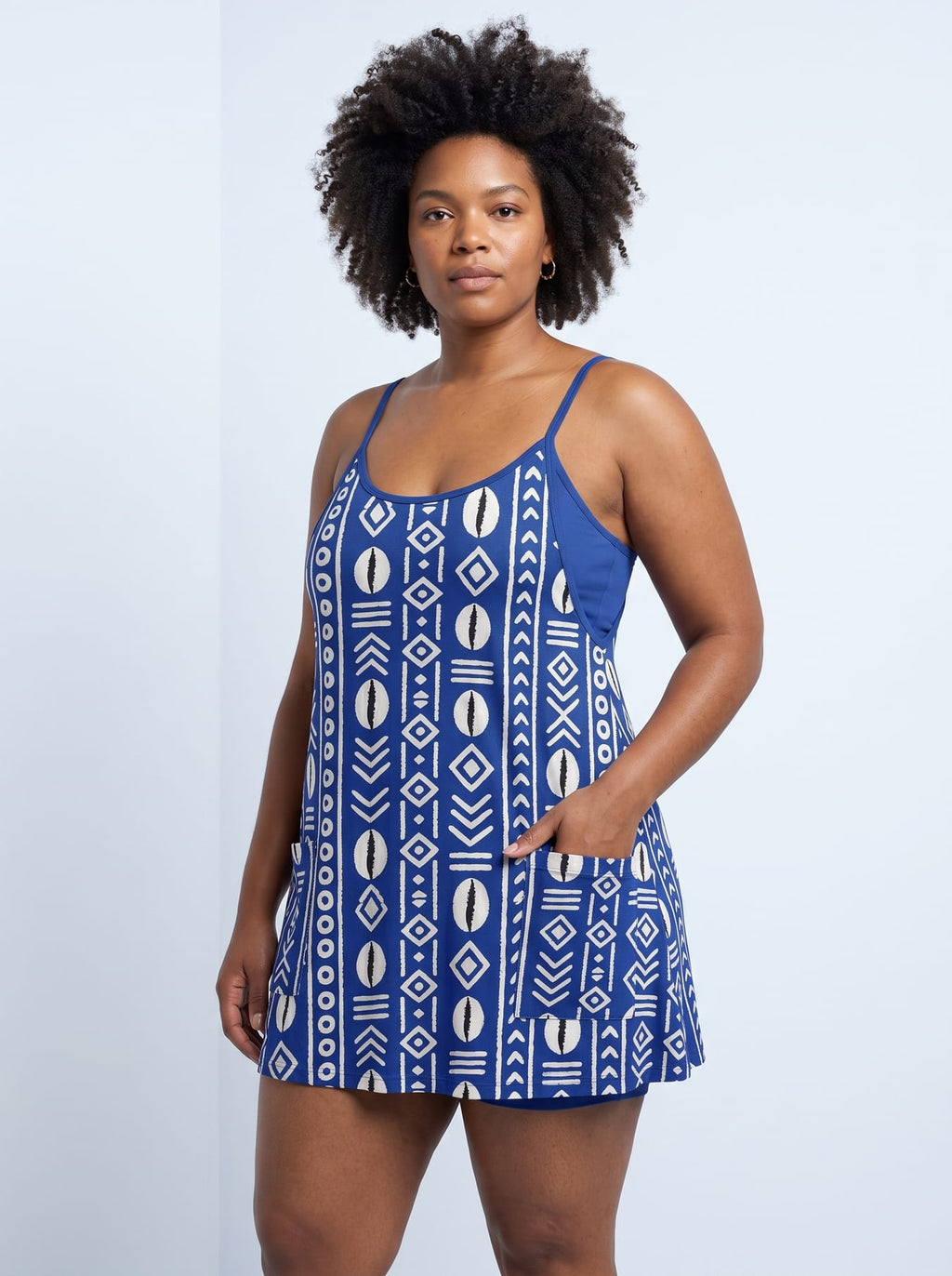 "Oshun" Built-in Bra Mini Dress