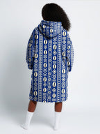 "Oshun" Royal Blue Blanket Hoodie