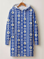 "Oshun" Royal Blue Hoodie Dress & Leggings Deal