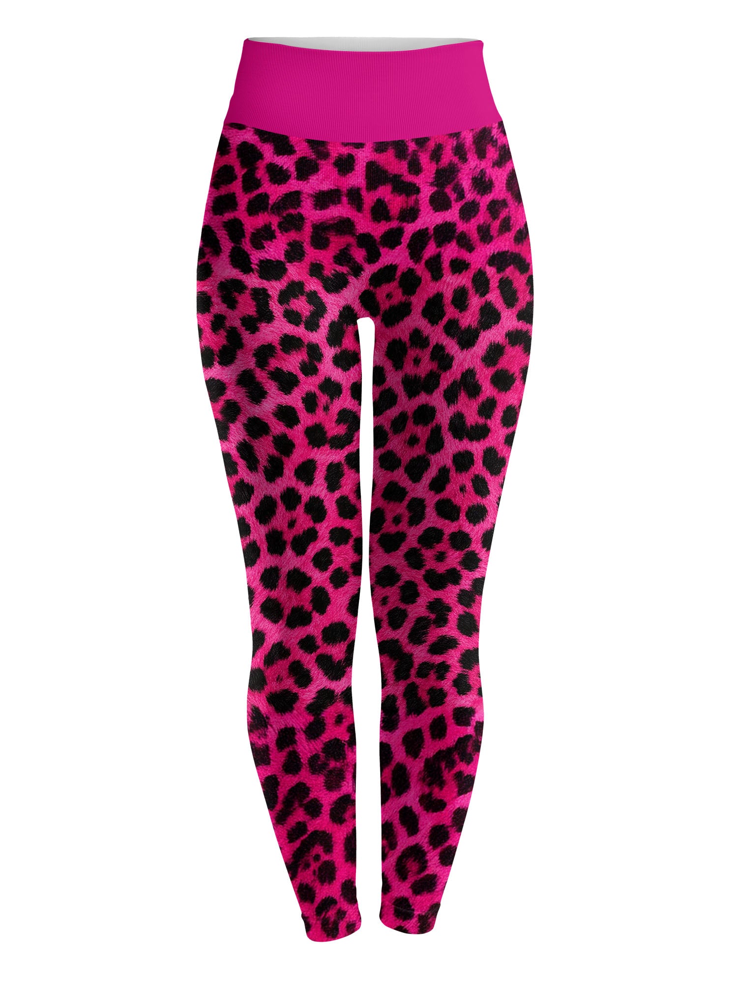 "Unstoppable" Pink Leopard Leggings