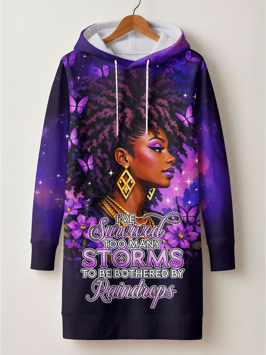 Storm hoodie dress and leggings, photo 2