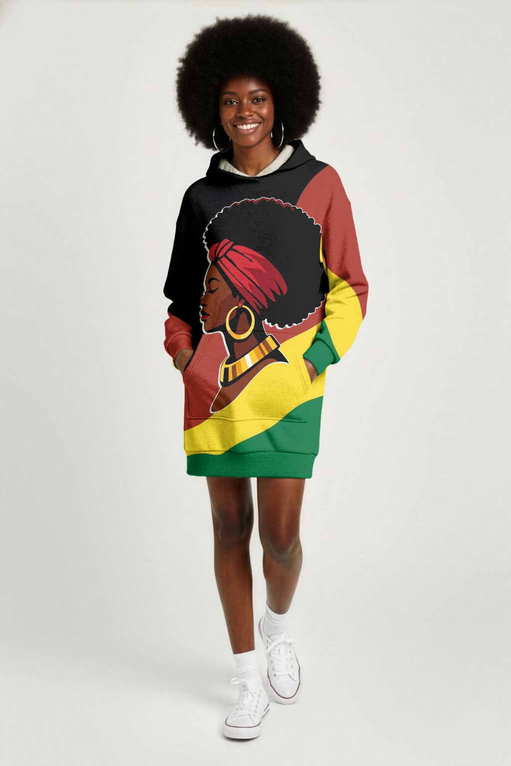 Black History Hoodie Dress