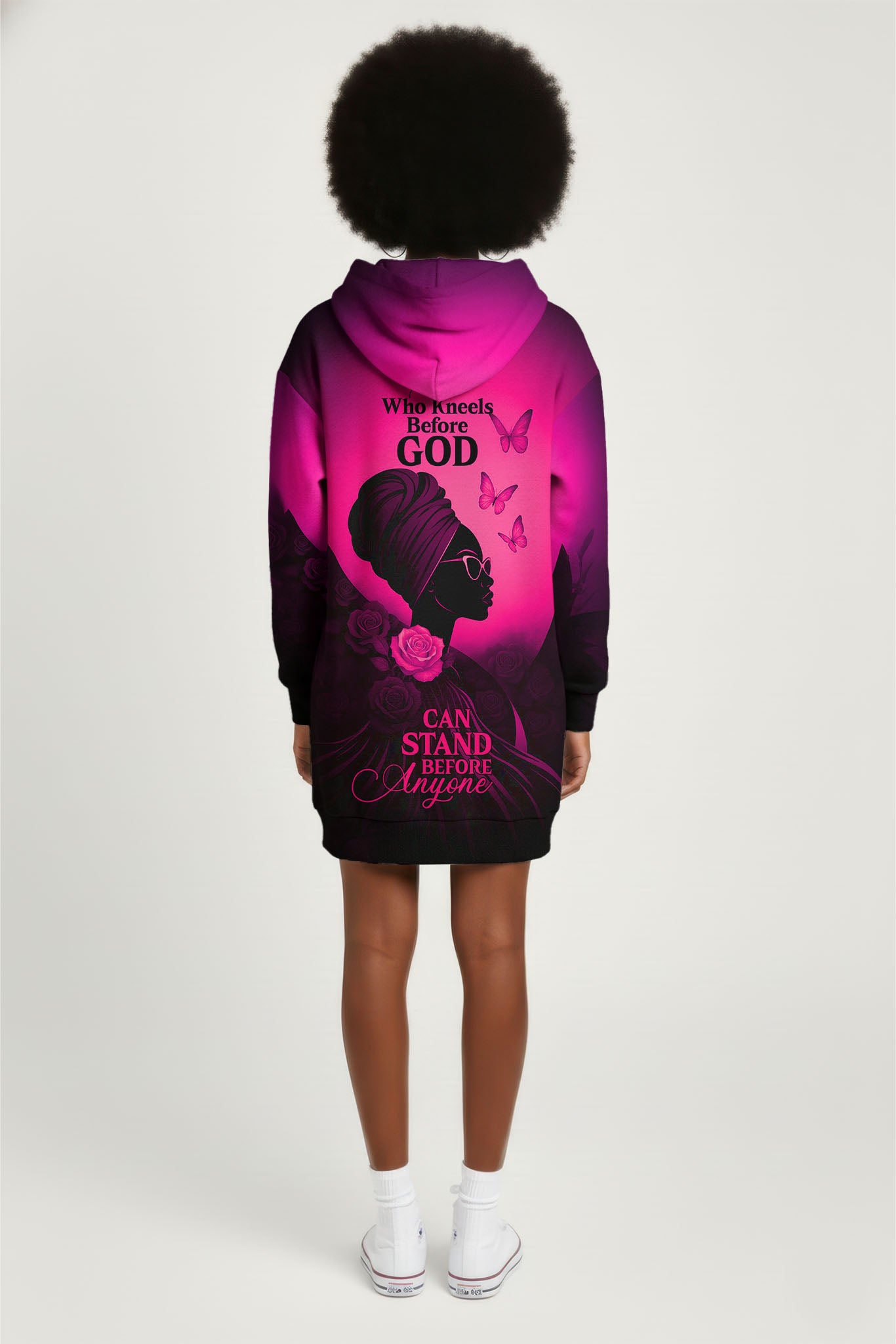"Selah" Pink Hoodie Dress