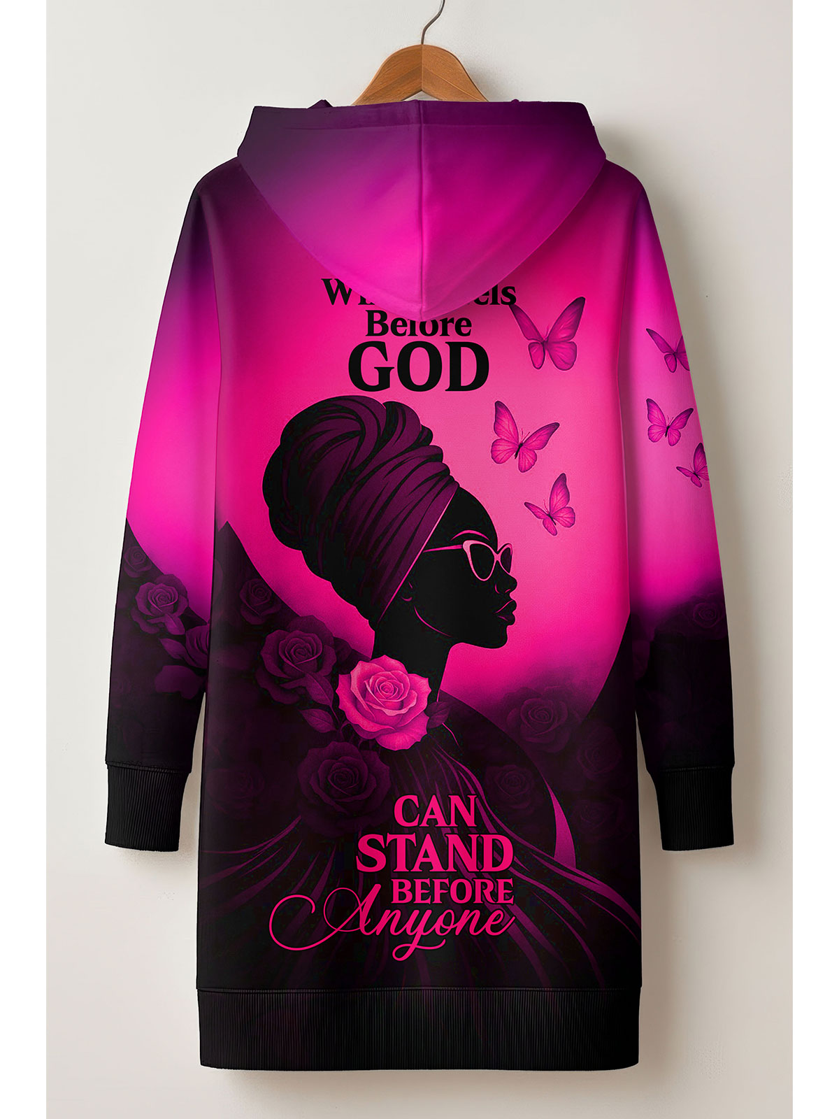 "Selah" Pink Hoodie Dress